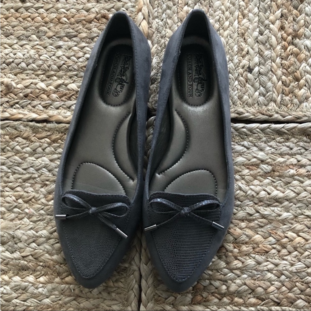 COACH Pointed Toe Flats